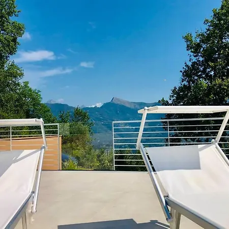 Olympia Pool Sea View Mountains Nature Sleeps 8 Air Conditioning Wi-fi Vila Corsanico-Bargecchia