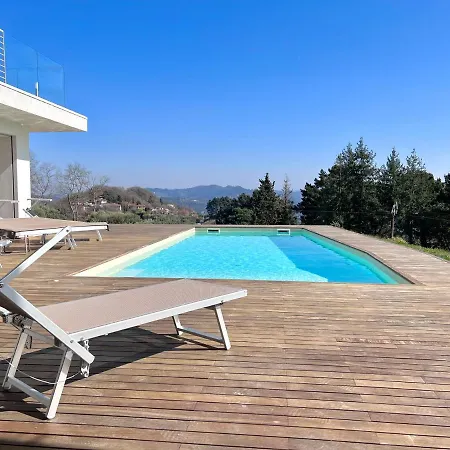 Olympia Pool Sea View Mountains Nature Sleeps 8 Air Conditioning Wi-fi *